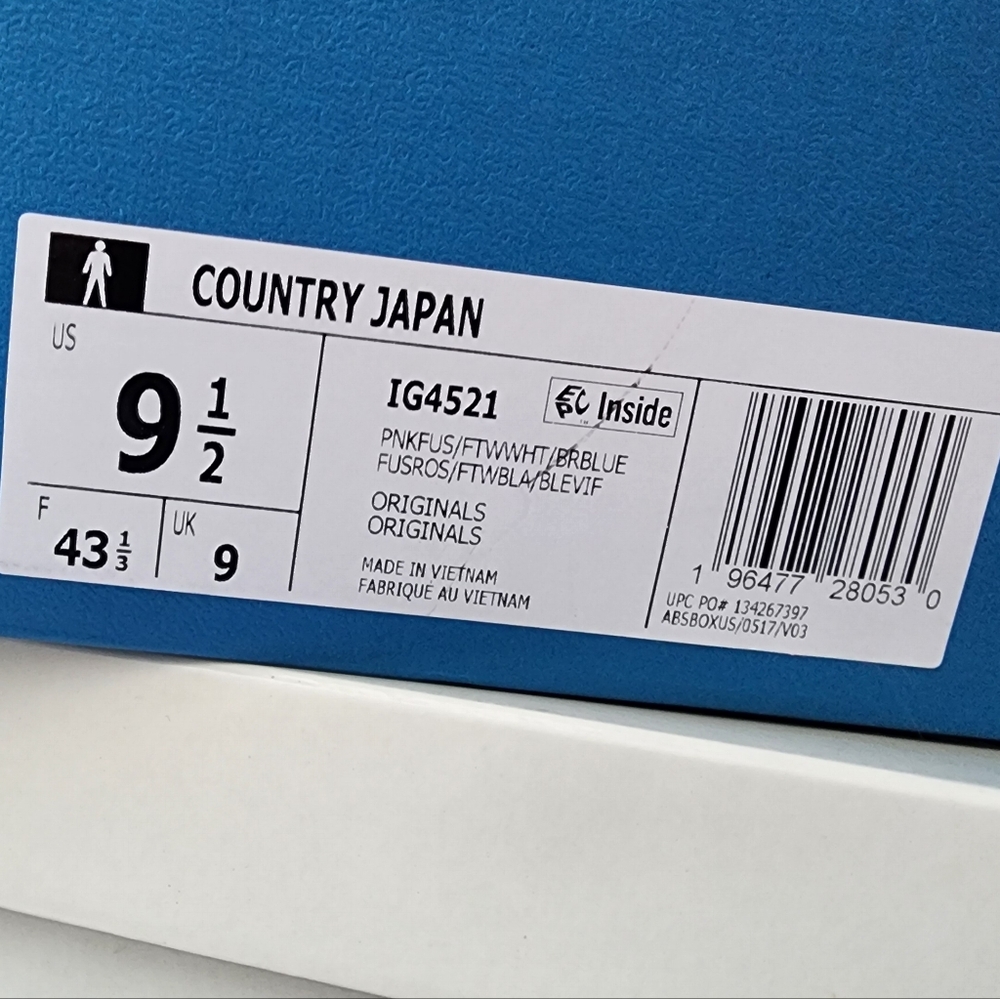 $170 Adidas Originals Country Japan Pink IG4521 Mens Casual Shoes Sneakers - Picture 6 of 6